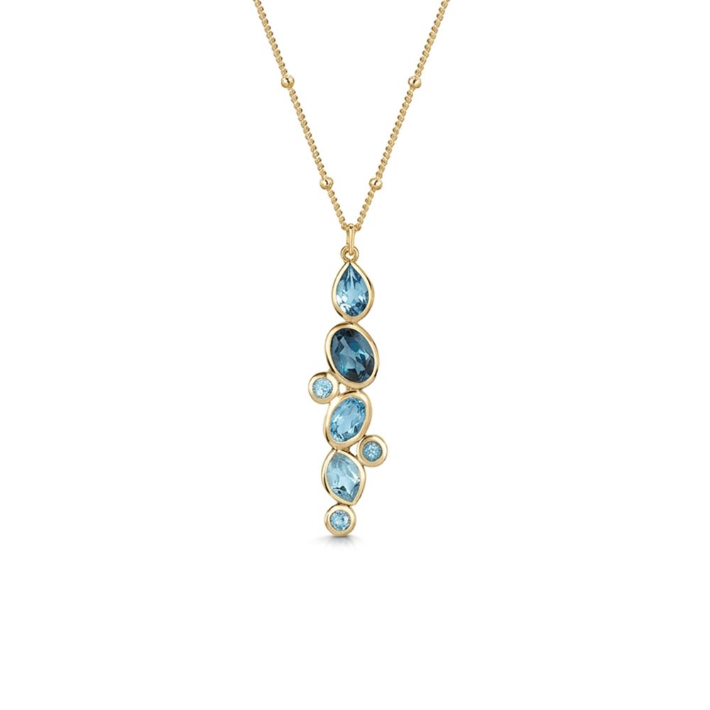 Blue Topaz Pendant