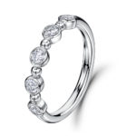 Platinum Five Diamond Ring