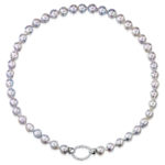 Tahitian Pearls with Diamond Catch