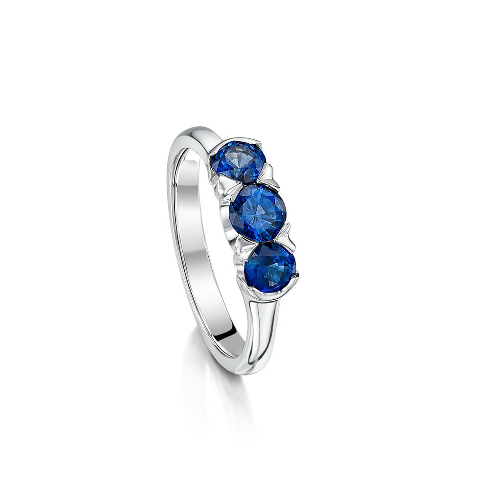 Ceylon Blue Sapphire Ring - Kathryn King | Designer Jewellery