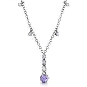 Lilac Sapphire and Diamond