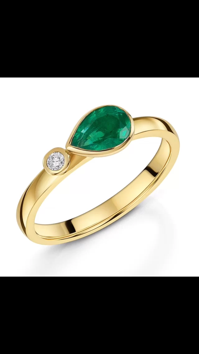 Emeralds, the birthstone for May and a symbol of rebirth.